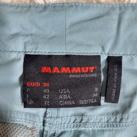 Mammut Cargo Climbing Khaki Blue Pants Size 8 - Picture 9 of 15
